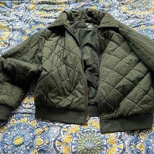 Women’s “wild fable” quilted bomber jacket